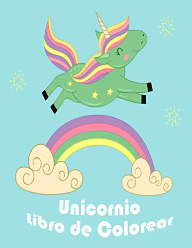 Unicornio Libro De Colorear: Para Niños De 2-5 Años