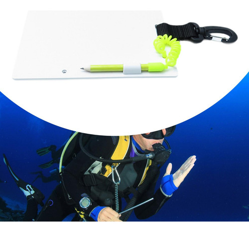 Buceo De Buceo Escribir Pizarra De La Pizarra Con Lápiz Con