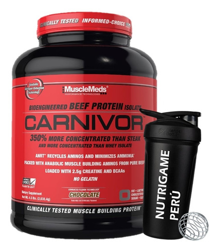 Carnivor 4.5 Lb Proteina De Carne Beef Protein Tienda Física