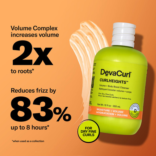 Champô Devacurl Curlheights Volume + Body Boost 355 Ml