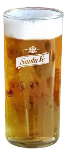 12 Vasos De Cerveza Liso Santa Fe Grabados Personalizado 