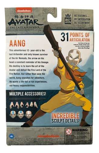 Bst Axn Loyal Subjects Avatar Last Airbender Aang Figura (Usado)