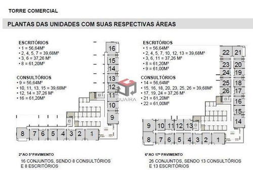 Imagem 26 de 27 de Sala À Venda, 1 Vaga, Centro - São Bernardo Do Campo/sp - 91785