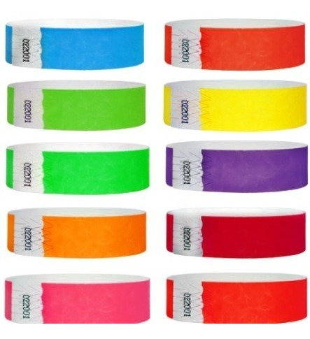 Imagen 3 de 9 de Pulseras Identificación Fiestas Eventos Entradas Ok Creativo