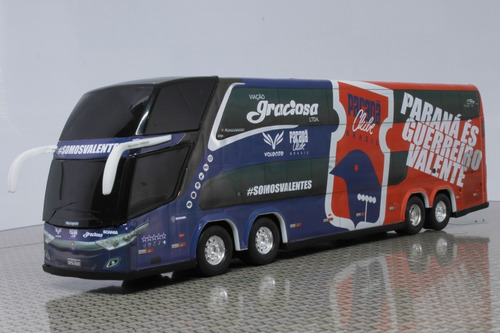 Ônibus Miniatura Paraná Clube Viação Graciosa Dd 4 Eixos