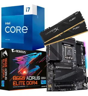 Kit Upgrade Intel 12ª G I7 12700k + B660 Aorus Elite + 32 Gb