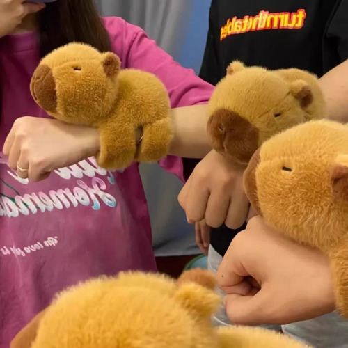 3 Pulseiras Capibara Slap, Bonecos De Brinquedo