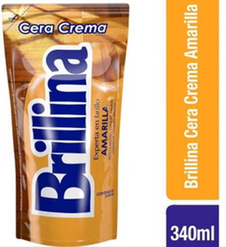 Cera Brillina 340 Cc Amarilla X 12 Unidades