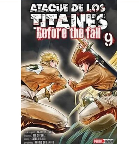 Manga Panini Ataque De Los Titanes Before The Fall N.9