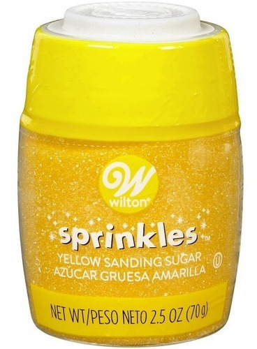 Azucar Perlada Colores 70 Gr Wilton Sprinkles Color Amarillo