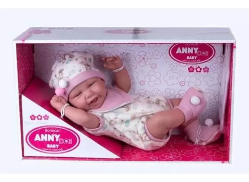 Brinquedo Infantil Bebê Reborn Anny Doll Baby Cotiplás 2442