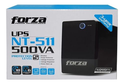 Ups Forza Nt-511-500va/250w/120v 6 Tomas-rj-11 Factura Legal