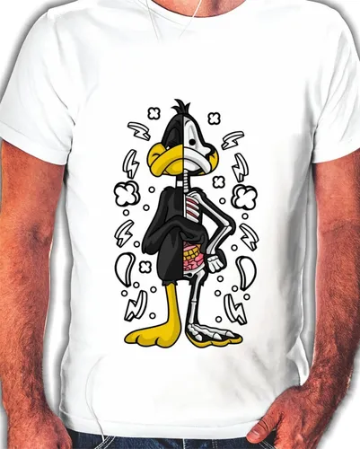 Remeras Para Hombre Estampada Sublimadas Pato Lucas 7378