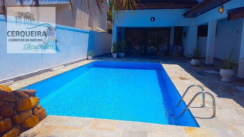 Casa Residencial Para Venda E Locação, Acapulco, Guarujá. - Ca0461