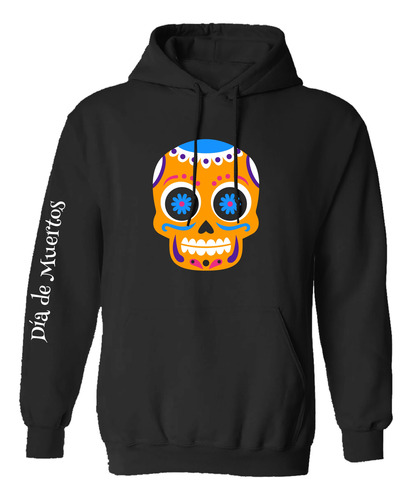 Sudadera Modelo Calaveritas Colores Día De Muertos