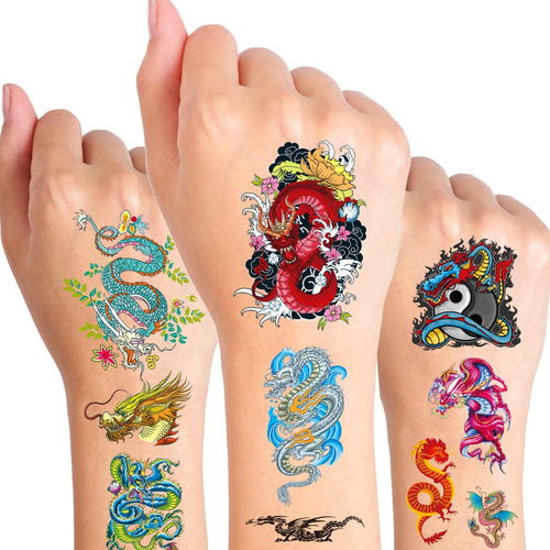 Tatuajes De Dragón Antiguo Suministros Para Fiestas Decoraci