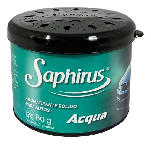 Imagen 1 de 6 de Latita Aromatizante Sólido Saphirus Para Autos Varios Aromas