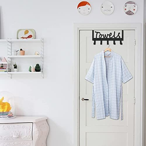 Gancho Para Colgar Sobre Puerta Abrigo Bata Gorro Toalla