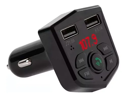 comprar Bluetooth Sintonizador Fm Mp3 Auto Manos Libres Usb Microsd