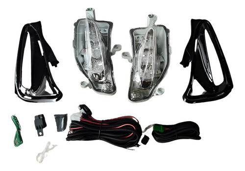  Kit Faros Niebla Toyota  Corolla Le 2017-2019 Completos 