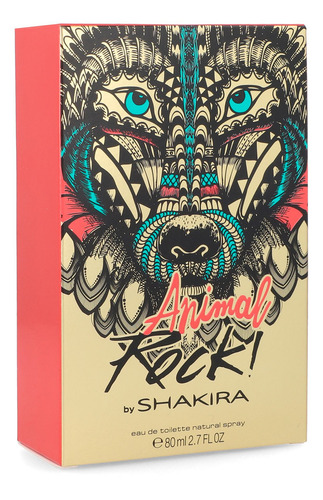 Fragancia Para Dama Shakira Animal Rock 80ml Edt Spray