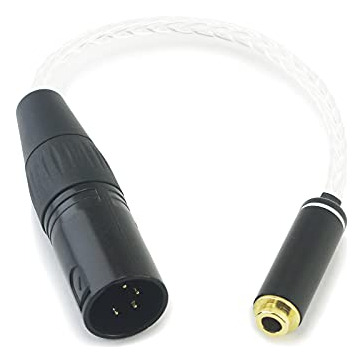 Adaptador De Audio Para Auriculares Xlr 4 Pin Macho A 4.4mm