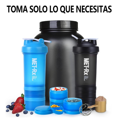Botella Mezcladora Proteínas Para Batidos De Proteínas.