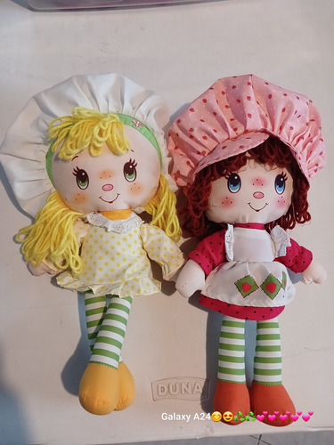 Muñeca Rosita Fresita Y Limoncito De Trapo (Usado)