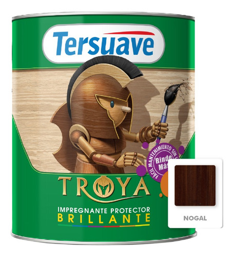 Tersuave Impregnante Protector Troya Brillante 0.5 Lts - Mix Color Nogal