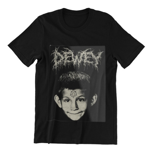 Polera Unisex Dewey Malcom Estrella Meme Estampado Algodon