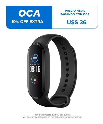 Pulsera Inteligente Xiaomi Mi Band 5 Pantalla Táctil 1.1''
