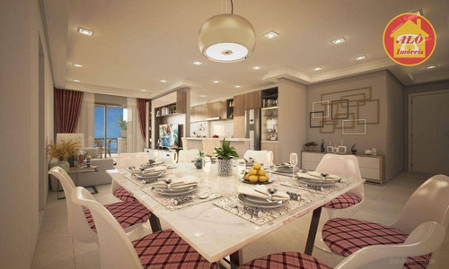 Imagem 5 de 30 de Cobertura À Venda, 370 M² Por R$ 3.845.000,00 - Canto Do Forte - Praia Grande/sp - Co0084