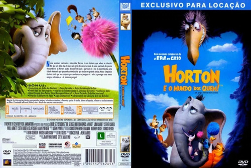 Horton E O Mundo Dos Quem Dvd Original Novo Lacrado