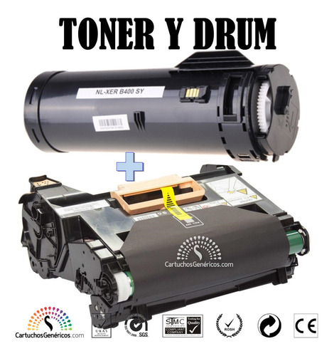 Toner Y Drum Compatible Xerox Versalink B400 B400dn B405