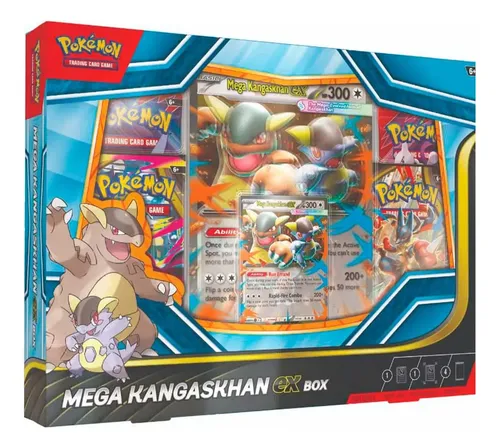 Box Pokémon TCG Mega Kangaskhan EX Inglês: Cartas Ultra Raras