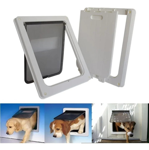 Puerta Abatible Talla M Para Perro Gato Mascotas Codystore