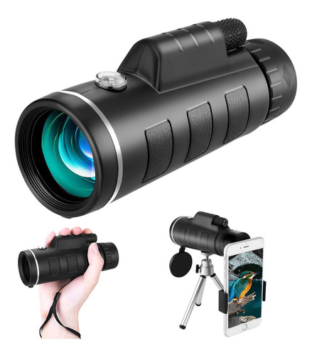  Telescopio Universal Con Trípode P/teléfono C/zoom 40x-60x