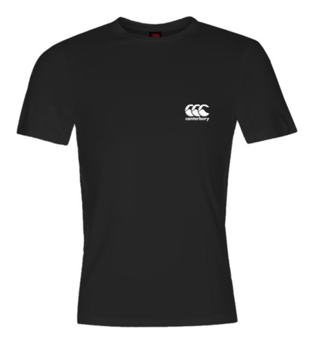 Remera Canterbury Logo Bordado Blanco