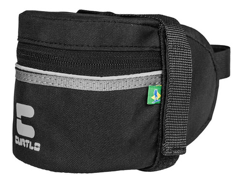 Bolsa De Selim Para Bike Curtlo Sp Ii - Preta