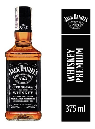 Whiskey Jack Daniels N°7  375ml - mL a $178