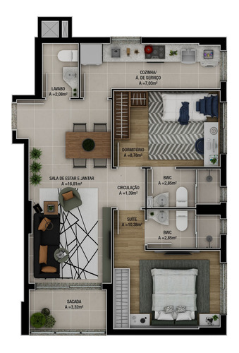 Imagem 20 de 23 de Garden Residencial Para Venda, Centro, Passo Fundo - Gd5874. - Gd5874-inc