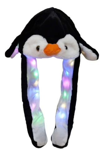 Gorros Con Luces Y Orejas Que Se Mueven Panda Conejo