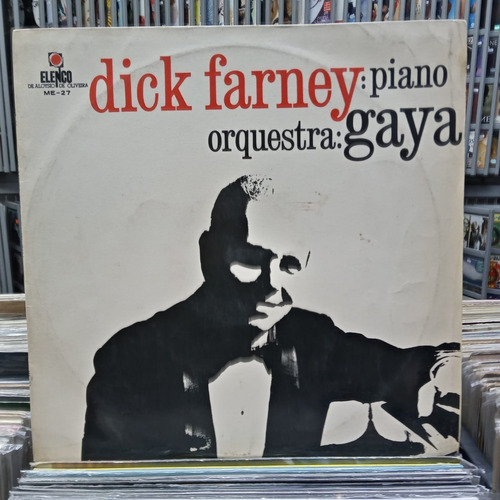 Dick Farney - Piano Orquestra: Gaya Lp Jazz 