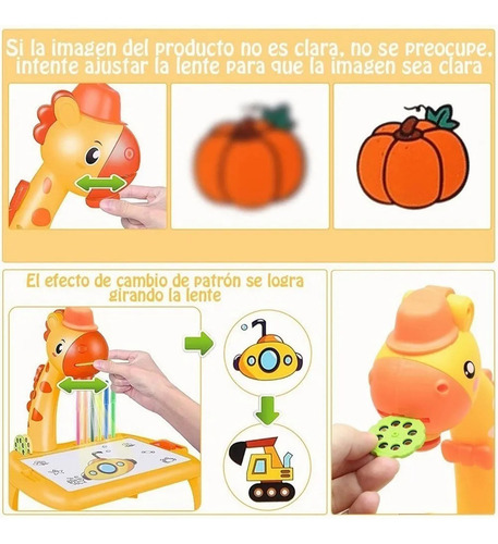 Jirafa Proyector De Dibujo Mesa De Borrable Para Niños