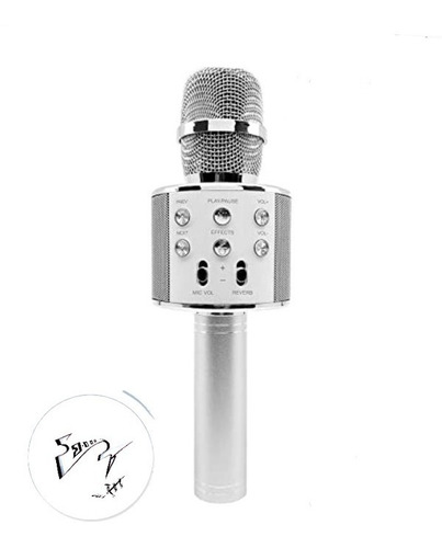 Imagen 3 de 3 de Micrófono Karaoke Bluetooth Usb
