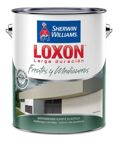 Loxon Larga Duración Frentes Y Medianeras Blanco X 20 Lts-