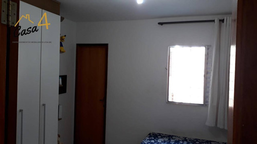 Imagem 28 de 30 de Sobrado Com 2 Dormitórios Sendo 2 Suítes E 2 Vagas Cobertas A Venda Com 100 M² Por R$ 415.000,00 - Vila Carmosina - São Paulo/sp - So0494