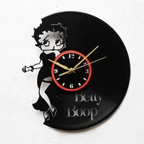 Comprar Reloj Disco Vinilo Vinil Acetato Lp Betty Boop 