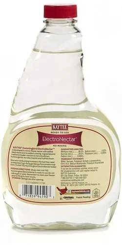 Electronéctar Kaytee Colibrí Alimento Listo Néctar 45gr