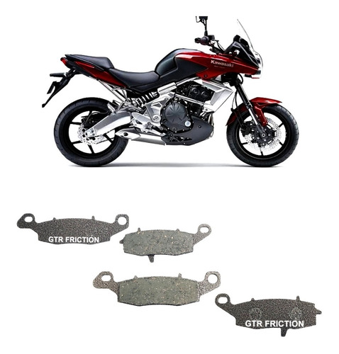 Balatas Kit Delanteras Kawasaki Versys 650/v-strom 650 